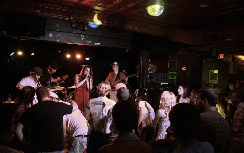 Belting It Out at Billy's: Hannah Rose Graves & Justin Wierenga release their new album at the Eastown club on Saturday. (Photo/Anna Sink)