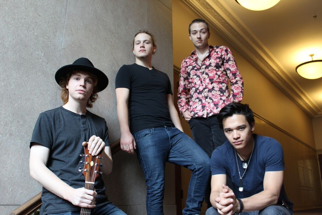 Poised to Break Out: American WiFi from left, Sam Starkie, Levi Lilly, Greyson Bos and Cohen Padilla. (Photo/Taylor Mansen)