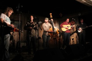 A Favorite Friday Moment: Mark Lavengood, at left, performing with Fauxgrass. (Photo/Anna Sink)