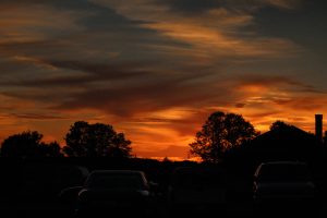 'Universal Human Experience': The sun sets on another Harvest Gathering. (Photo/Anna Sink)