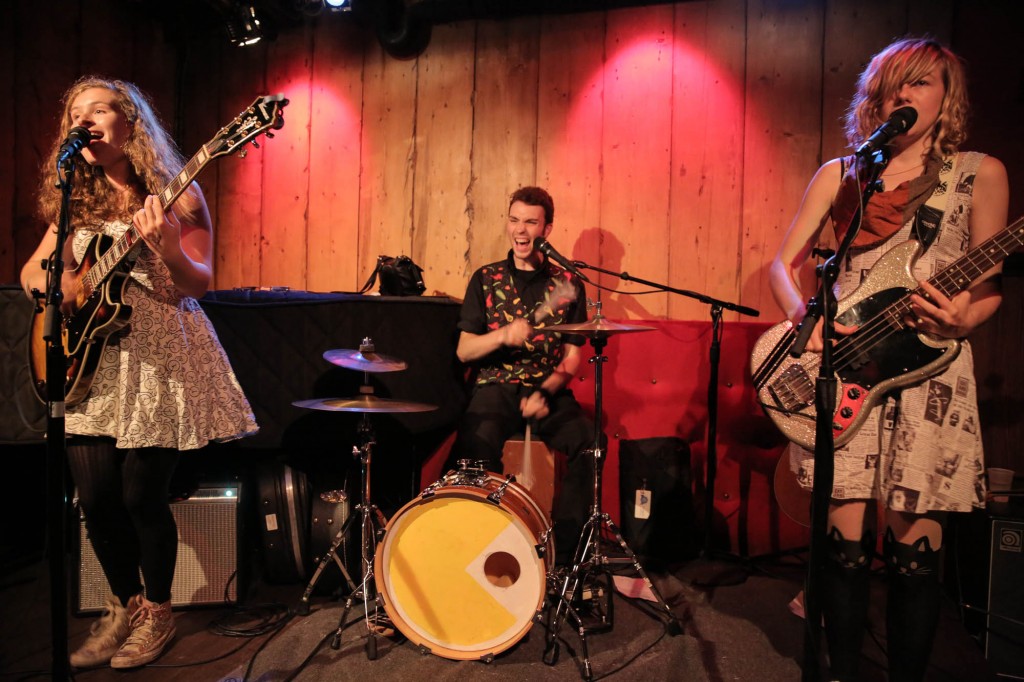 Fast-rising Traverse City folk-rock trio The Accidentals came out on top with the public in the folk/country category. (Photo/Paul Sinkevics)