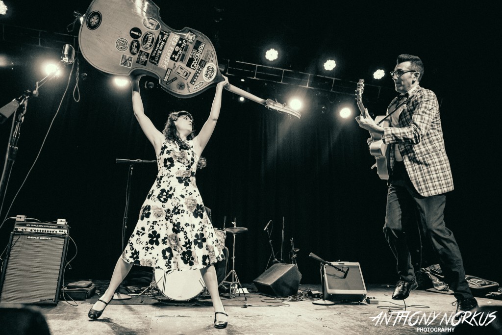 Haunting Retro Rock: Delilah DeWylde plays three Halloween parties next week so she knows a lot about scary vintage rock. (Photo/Anthony Norkus)