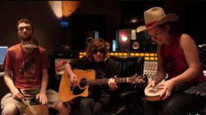 In the Studio: The Accidentals at Blue Rock in Austin, Texas.