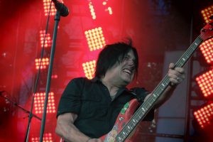 Boundless Energy: Bassist Robby Takac of Goo Goo Dolls. (Photo/Anna Sink)