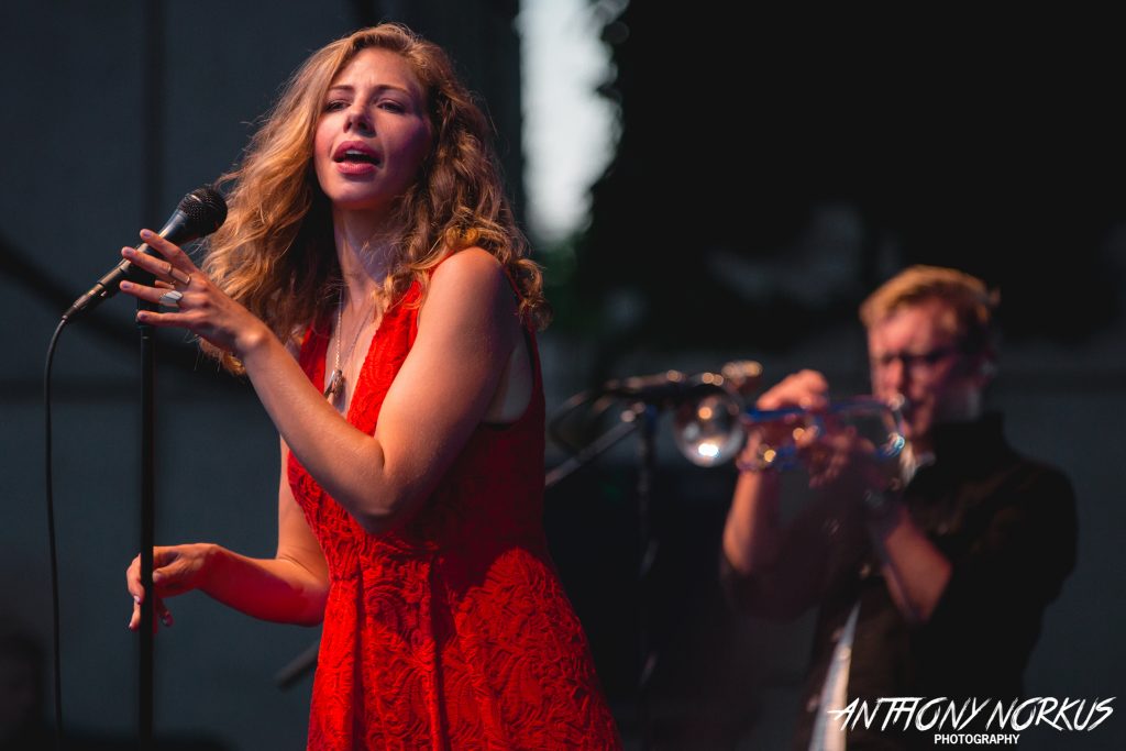Showstopping: Rachel Price and Lake Street Dive were unrelenting during their 90-minute set. (Photo/Anthony Norkus)