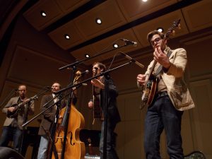 Progressive Bluegrass Charm: Fauxgrass opens Sunday's show. (Photo/Anna Sinkevics)