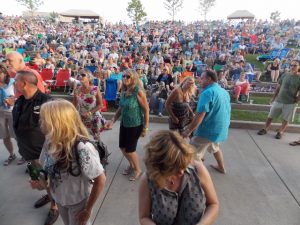 Friday Night Dance Party: The crowd at Meijer Gardens.