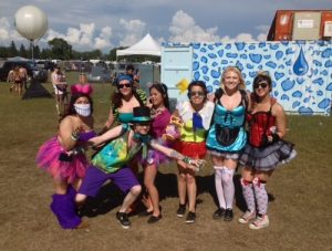 Camping in style at Electric Forest.