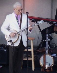 Banjo Man: Martin impressed during and between songs.