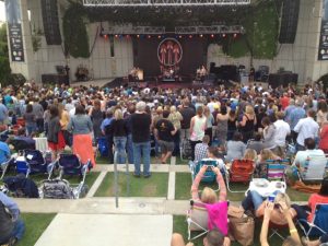 Standing Room: Much of the crowd stood all night.