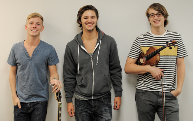 Like Brothers: Bennett, from left, Josiah Gentry, Nicholas Warren and Nick Rolls. (Photos/Anna Sink)