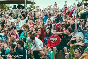 Enthused Youth: Owl City drew perhaps the youngest crowd ever at Meijer Gardens.