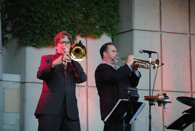 Eye-Popping, Ear-Pleasing Swing: Big Bad Voodoo Daddy turned Meijer Gardens into a dance party on Thursday. (Photos/Anna Sink)