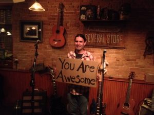 Drew Nelson: He thinks his fans are awesome.