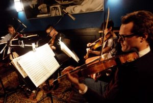 Classical Revolution at SpeakEZ Lounge earlier this year. (Photo/Anna Sink)