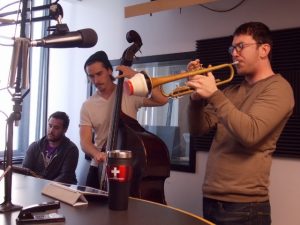 Local Spins Live Trio: Snedeker, Wallace and Fritcher. (Photo/Anna Sink)