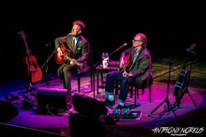 Longtime Musical Comrades: Lovett and Hiatt (Photo/Anthony Norkus Photography)