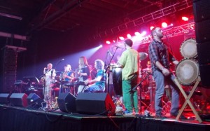 Afro Zuma was one of the openers on Saturday night. (Photo/Anna Sink) 