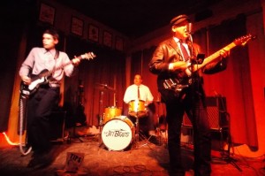 The JetBeats rocking the stage at a recent Tip Top show. (Photo/Local Spins)