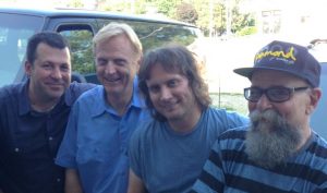 Mowery with Pete Curry, Tommy Schichtel and Larry Taylor. 