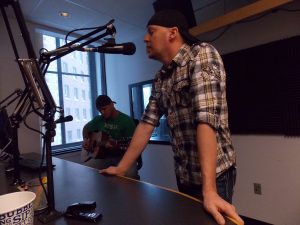 Lorente with guitarist Kurt Stone on Local Spins Live. 