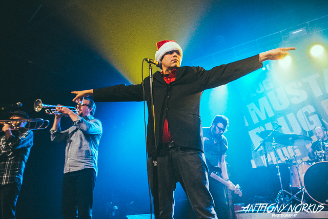 Unbridled Ska: David Kirchgessner and Mustard Plug uncorked a lively holiday show at The Intersection on Sunday. (Photo/Anthony Norkus)