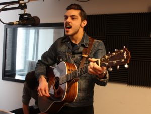 Jesse Ray on Local Spins Live (Photo/Anna Sink)