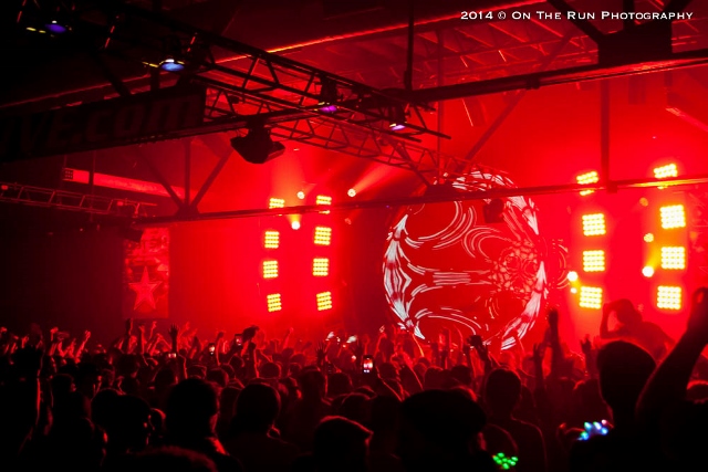 Lights, Dubstep, Action: Datsik ignited a hyper-enthused crowd at The Intersection. (Photo/Eric Stoike, On the Run Photography)