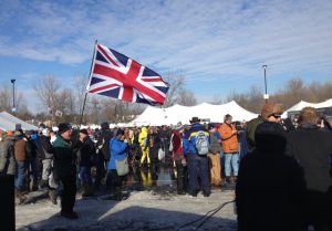 Raising the Flag (and Waiting in Line) for Beer: Saturday's Winter Beer Fest (Photo/Delilah DeWylde)
