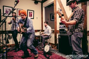 The Northern Skies firing it up at Rockford Brewing (Photo/Anthony Norkus)