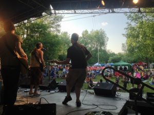 Nicholas James and the Bandwagon performing at the 2013 Buttermilk Jamboree. (Photo/Local Spins)