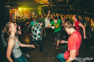 Party-Starters: Mustard Plug at their holiday show at The Intersection. (Photo/Anthony Norkus)