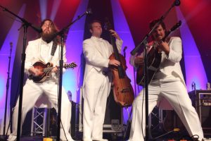 Dapper Dudes: Greensky Bluegrass headlines this year's Hoxeyville. (Photo/Anna Sink, Local Spins)