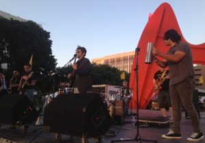Cabildo playing on the Calder stage last year.