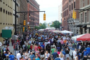 Big crowds induce many bands to apply for Festival each year. 