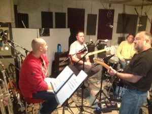 The band during a recent rehearsal. (Photo/Local Spins)