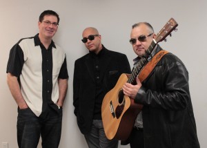 From left, Tom Taylor, Diego Morales and Mike Coon of The Soul Syndicate. (Photo/Anna Sink)