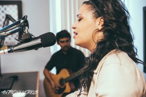 Kanisha K and Nic on Local Spins Live. (Photo/Anthony Norkus)