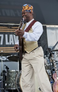 Lil' Ed led the Blues Imperials. (Photo/Tori Thomas)