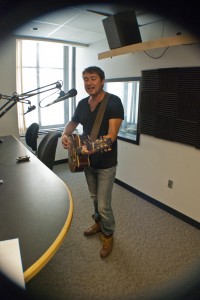 Hitchcock on Local Spins Live. (Photo/Tori Thomas)