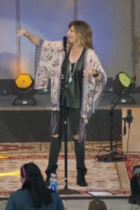 Jennifer Nettles at Meijer Gardens. (Photo/Tori Thomas)