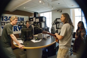 Nicholas James Thomasma on Local Spins Live. (Photo/Tori Thomas)