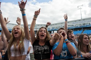 Thousands of fans turned out for Wednesday's Party in the Park. (Photo/Tori Thomas)