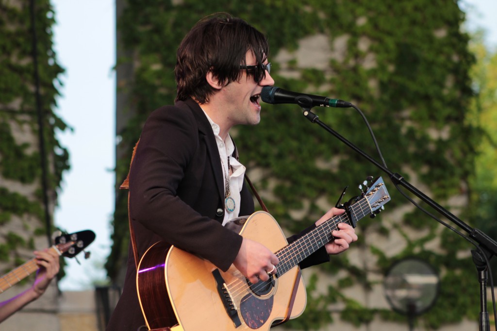 Sensitive, Gracious, Even Goofy: Conor Oberst at Meijer Gardens on Thursday. (Photo/Anna Sink)
