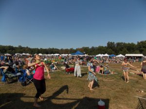 Happy Hoxey: Folks are hooping it up at Hoxeyville this weekend. (Photo/John Sinkevics)