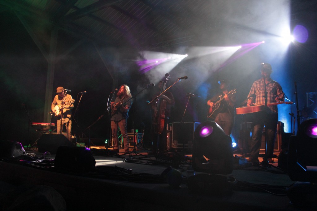 Hoxeyville Heroes: Greensky Bluegrass on the main stage Saturday night. (Photo/Anna Sink)