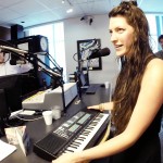 Ashley McGrath in the radio studio. (Photo/Paul Sinkevics)