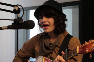 Mainville performing on Local Spins Live. (Photo/Anna Sink)