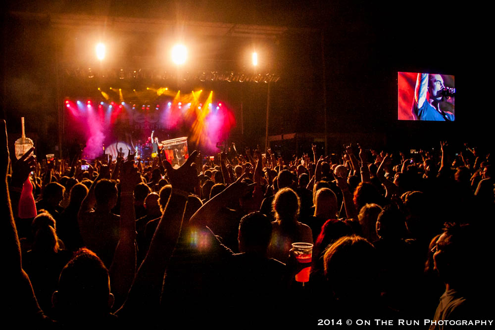 Starting the Holiday Weekend Early: Theory of a Deadman lit up a crowd of 6,000 at Fifth Third Ballpark. (Photo/Eric Stoike)