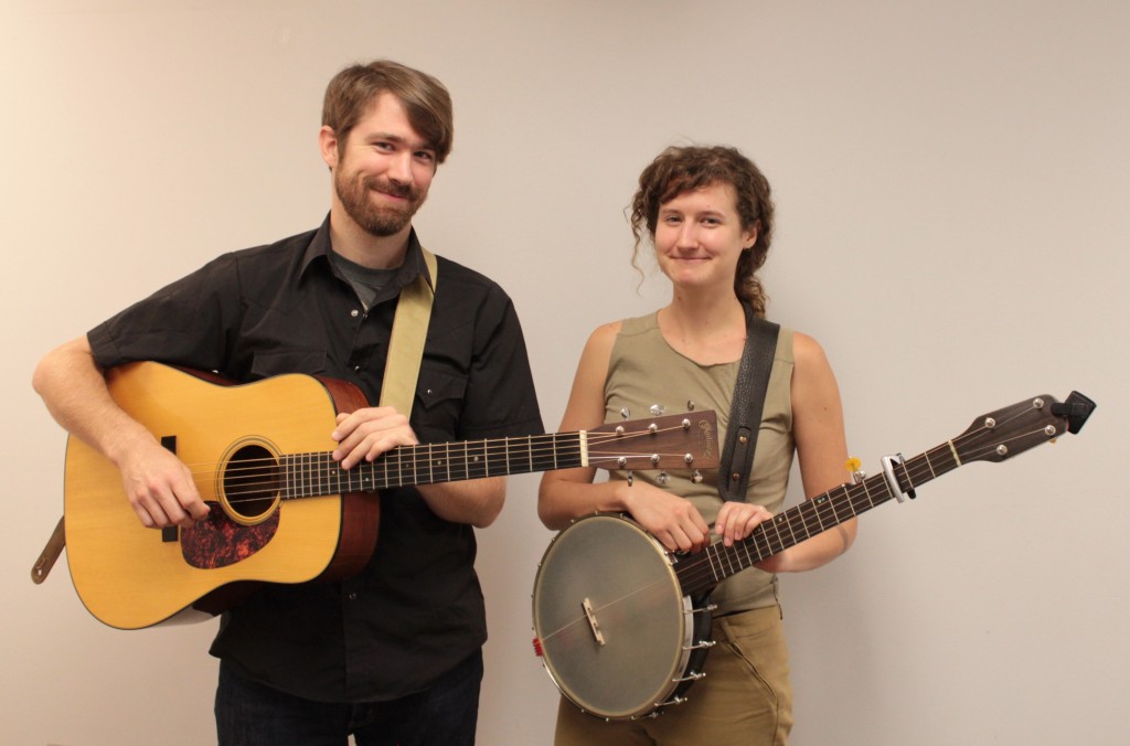 No Backing Band, No Pyrotechnics: Michael Beauchamp and Laurel Premo of Red Tail Ring. (Photo/Anna Sink)